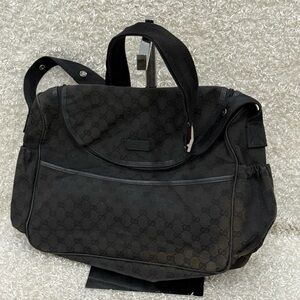 Gucci GG Canvas Diaper Bag